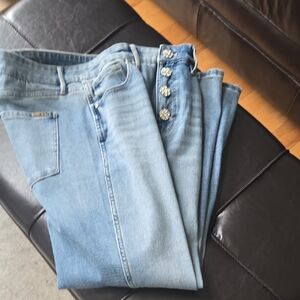 WHBM Sculpt Straight Leg Jeans